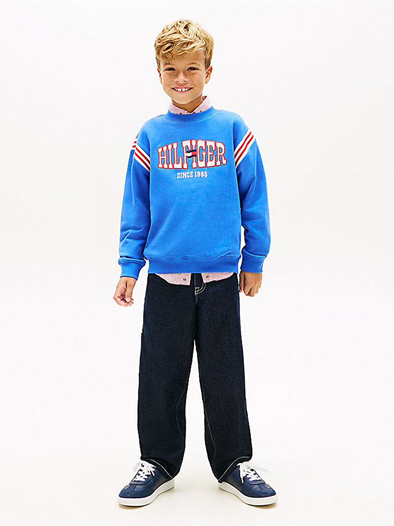 Erkek Çocuk Los Angeles Graphic Sweatshirt Mavi KB0KB10260C6H