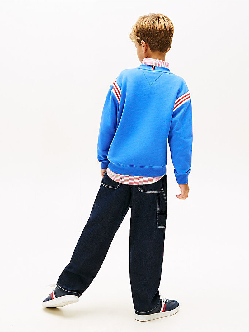 Erkek Çocuk Los Angeles Graphic Sweatshirt Mavi KB0KB10260C6H