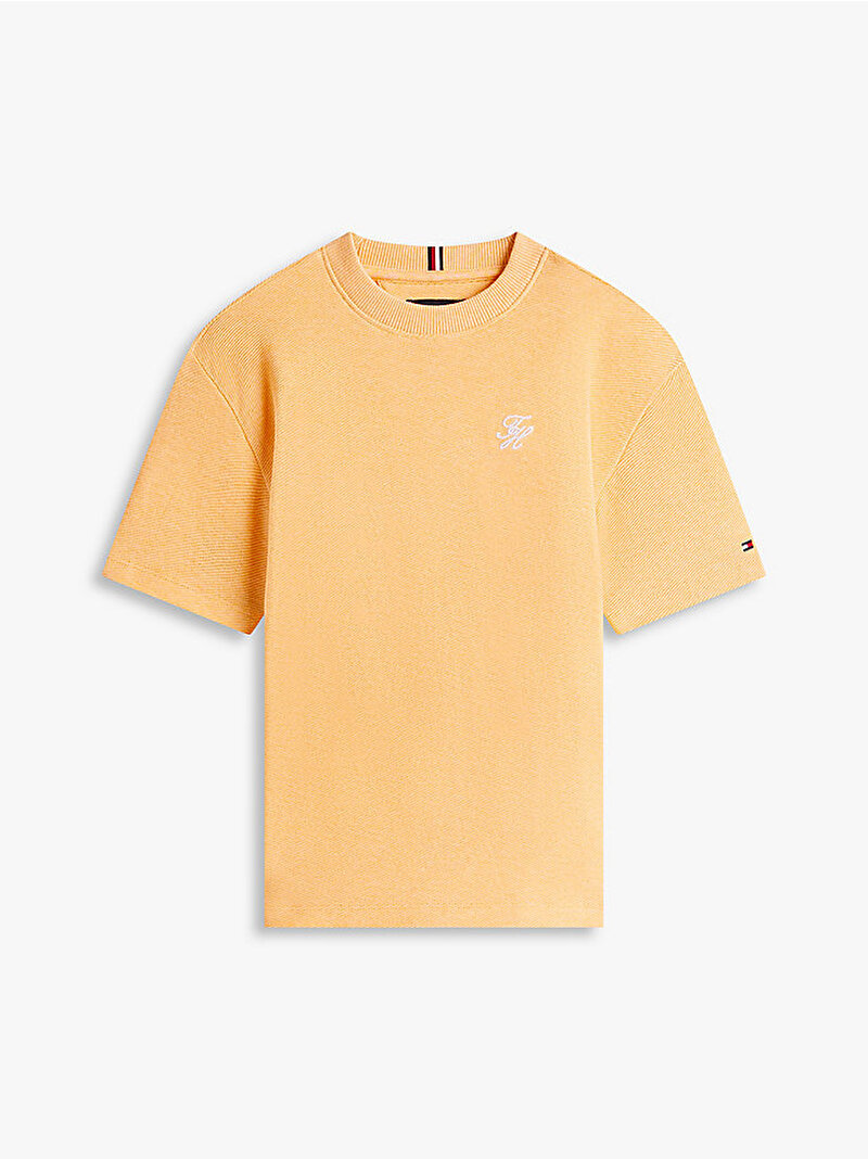 Erkek Çocuk TH Jersey T-shirt Turuncu KB0KB10388SGD