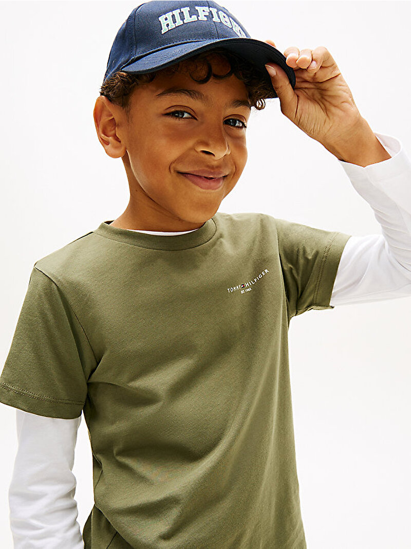 Çocuk Unisex Mini Corp T-shirt Yeşil KS0KS00661PLI