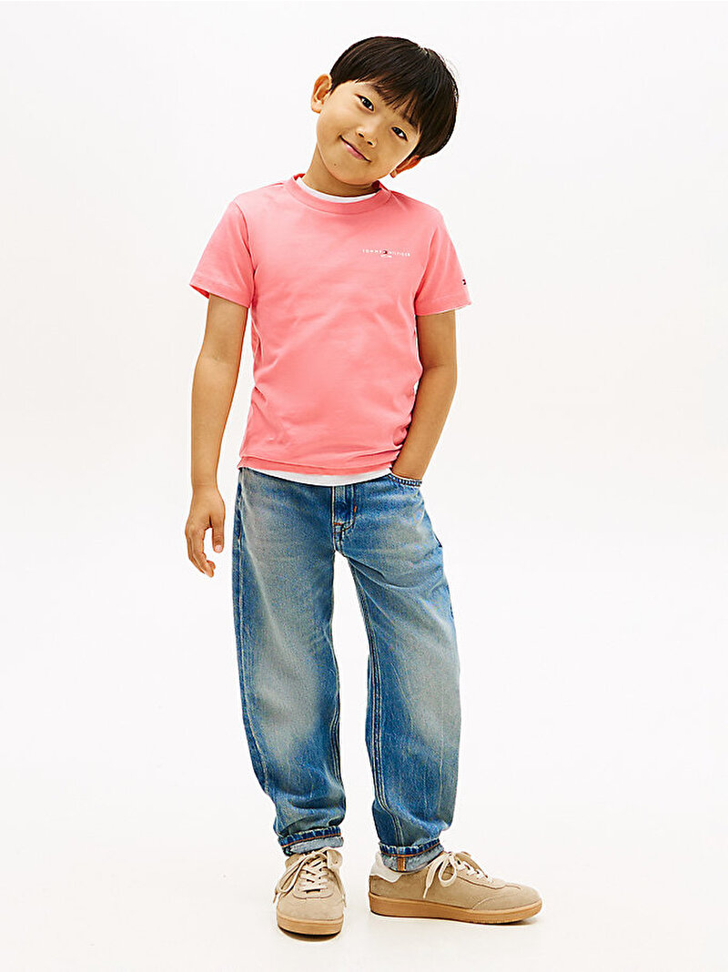 Çocuk Unisex Mini Corp T-shirt Pembe KS0KS00661TIE
