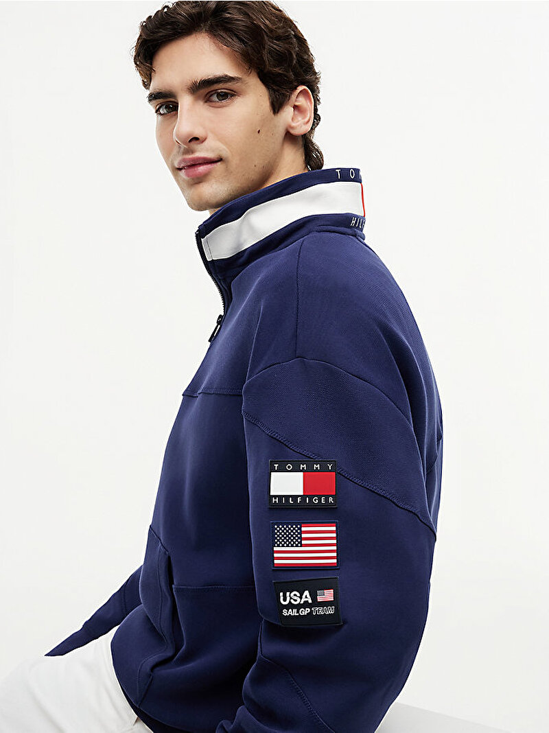 Unisex US Sail GP Sailing Hoodie Lacivert MN0MN00028DY4