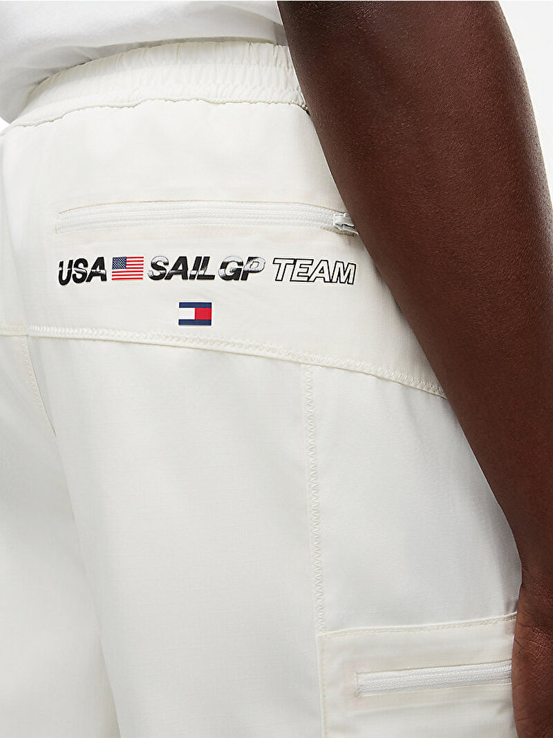Unisex US Sail GP Şort Ekru MN0MN00029YBL