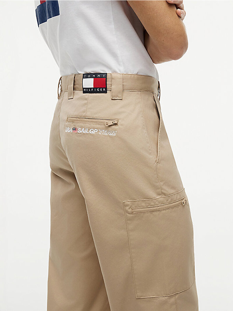 Unisex US Sailgp Sailing Cargo Pantolon Bej MN0MN00030RBS
