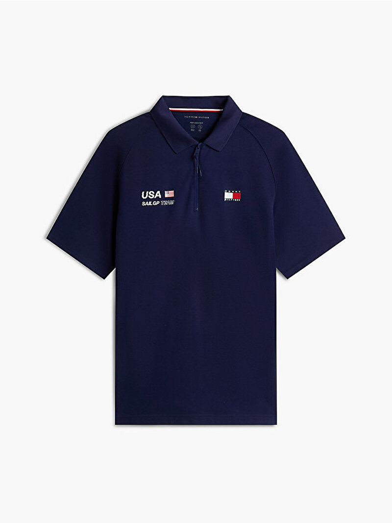 Unisex US Sailgp Pique Polo T-shirt Lacivert MN0MN00053DY4