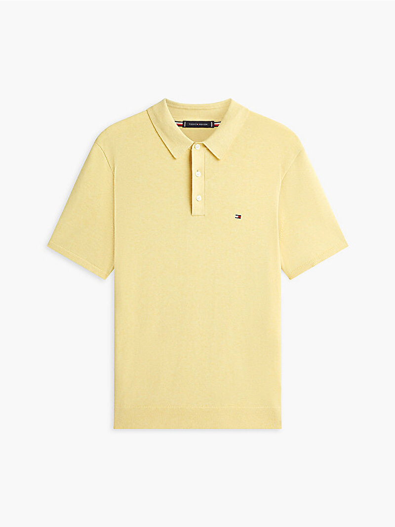 Erkek Essential Cotton Kazak Sarı MW0MW37396ZPR