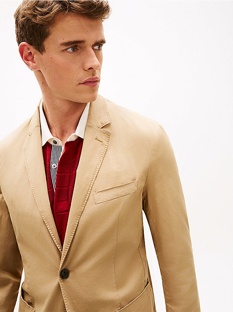 Erkek Dc Cotton Blazer Bej MW0MW40753RBT