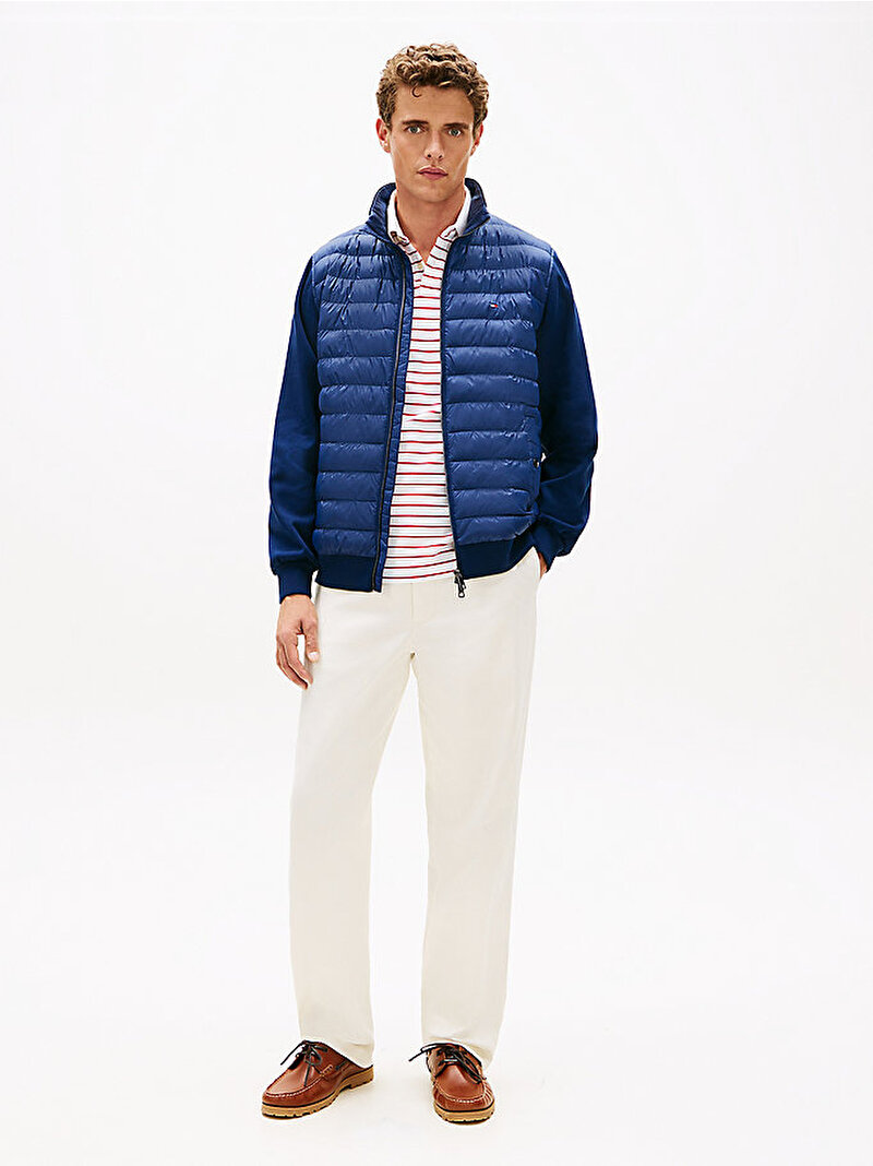 Erkek Mix Media Essential Sweatshirt Lacivert MW0MW41329DCC