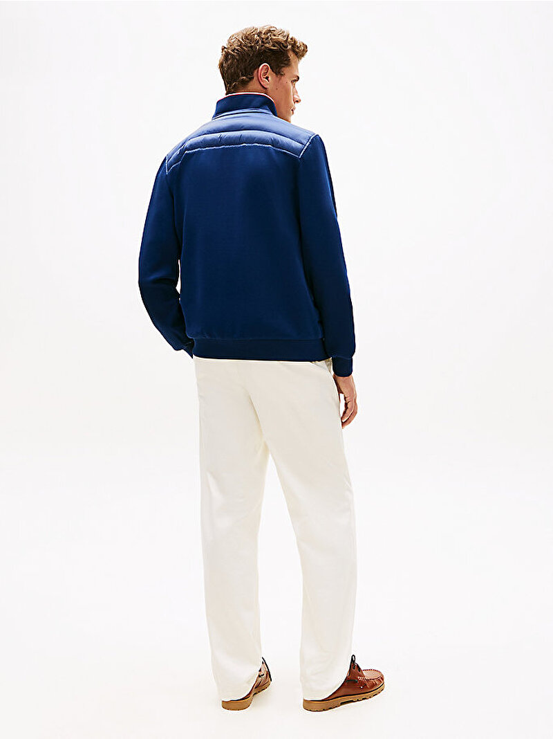 Erkek Mix Media Essential Sweatshirt Lacivert MW0MW41329DCC