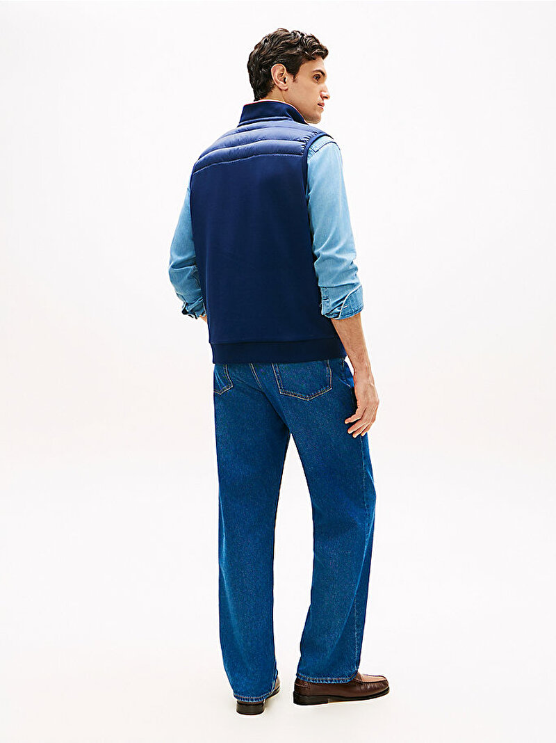 Erkek Mix Media Essential Sweatshirt Lacivert MW0MW41441DCC