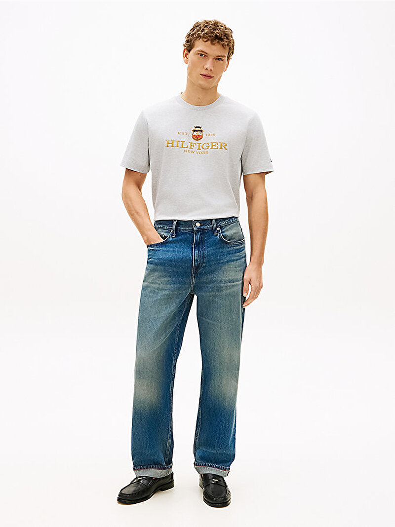 Erkek Icon Graphic T-shirt Gri MW0MW42302P01