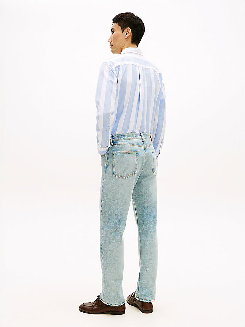 Erkek Regular Straight Jean Pantolon Mavi MW0MW423311AD