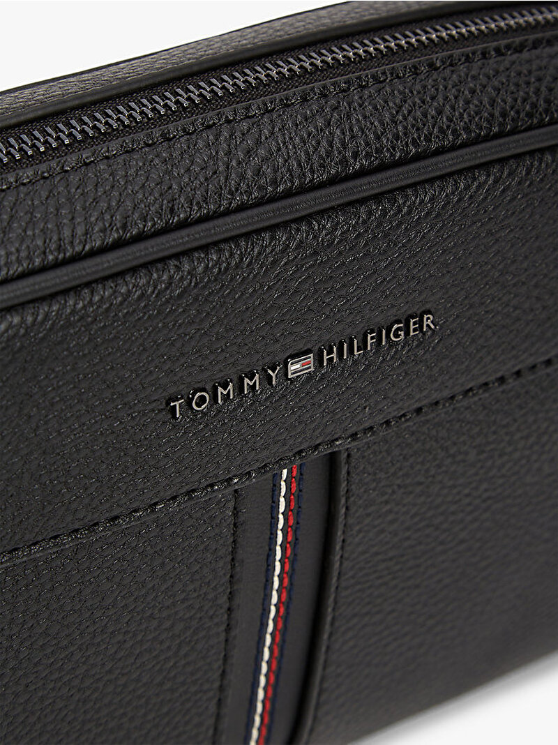 Erkek TH Central Pouch Çanta Siyah AM0AM14173BDS