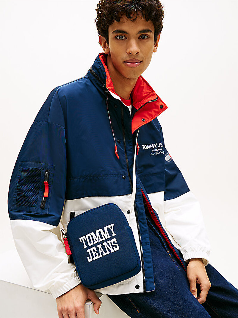 Erkek TJM Bold Varsity Reporter Çanta Lacivert AM0AM14223C1G