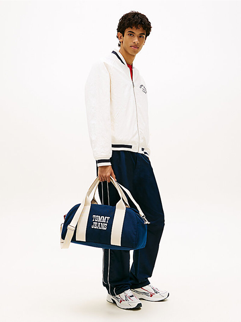 Erkek TJM Bold Varsity Duffle Çanta Lacivert AM0AM14224C1G