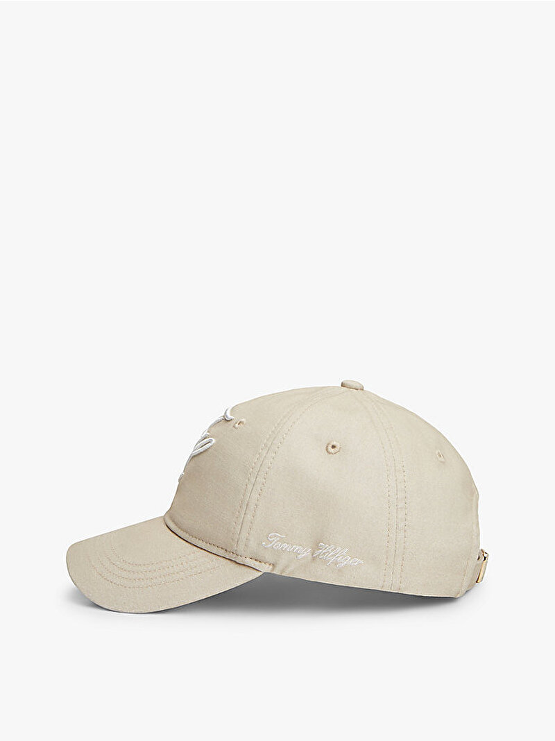 Kadın TH Embroidered Şapka Bej AW0AW18338ACI