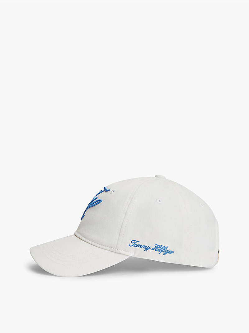 Kadın TH Embroidered Şapka Ekru AW0AW18338YBL