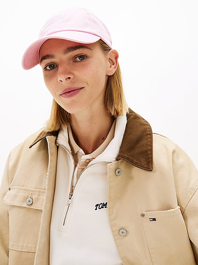 Kadın TJW Logo Şapka Pembe AW0AW18358TOP