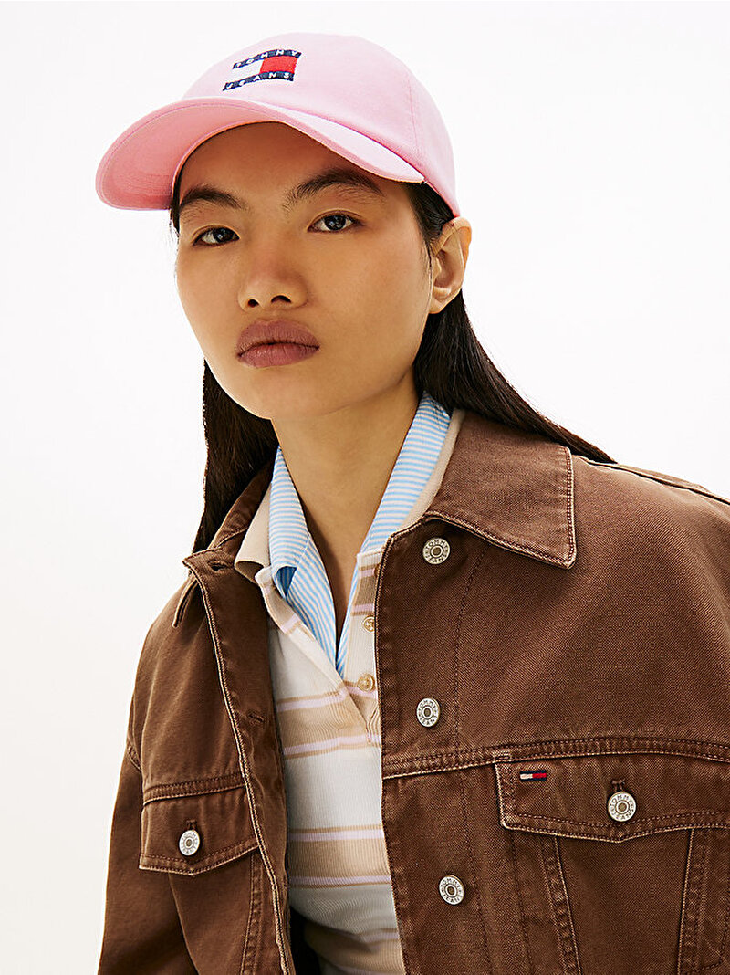 Kadın TJW Wavey Flag Soft Şapka Pembe AW0AW18360TOP