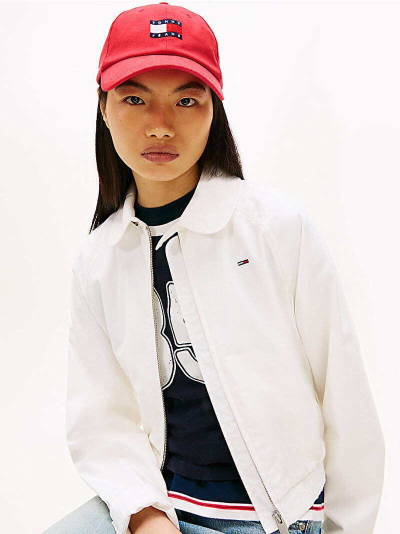 Kadın TJW Wavey Flag Soft Şapka Kırmızı AW0AW18360XJ2