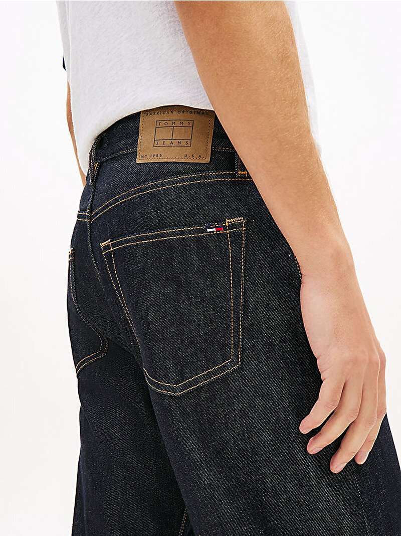 Erkek Regular Straight Jean Pantolon Lacivert DM0DM225011BK