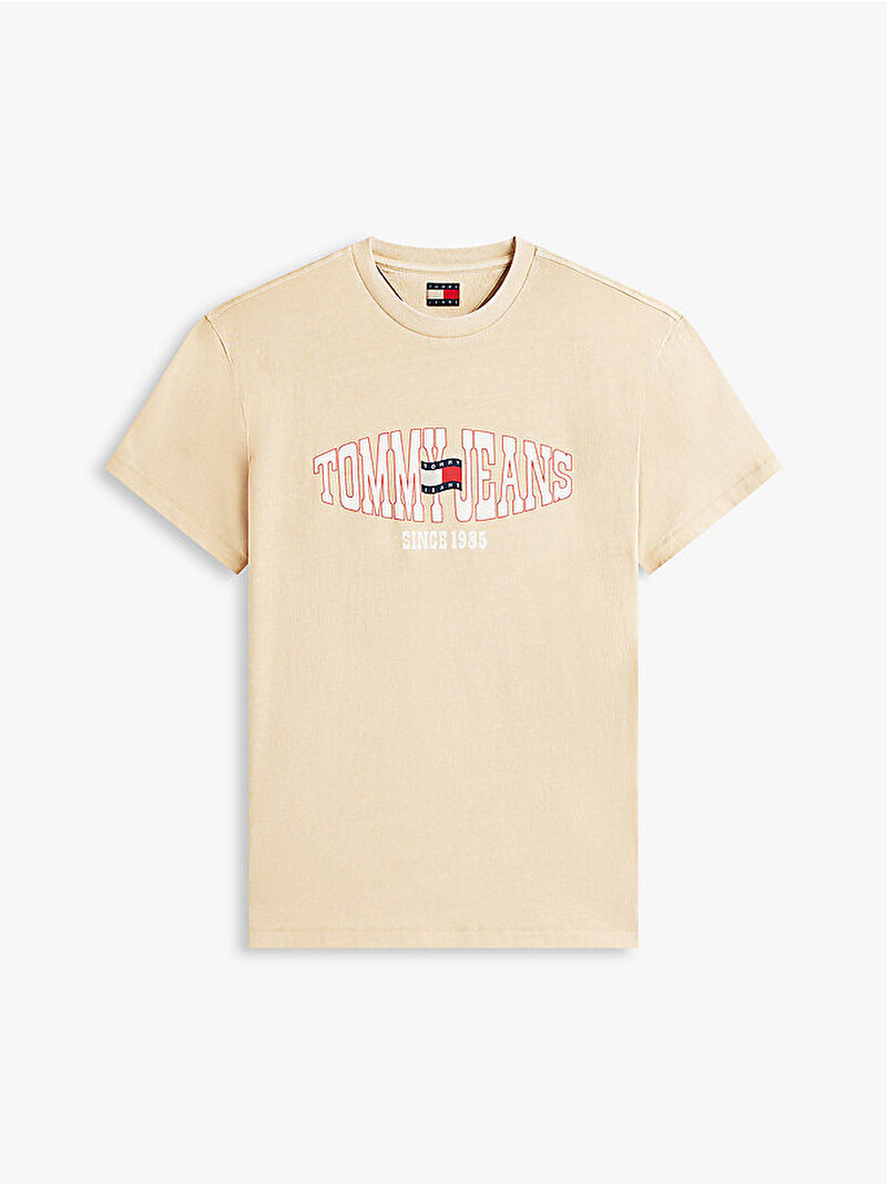 Erkek TJM Regular Waving T-shirt Bej DM0DM22520AB9