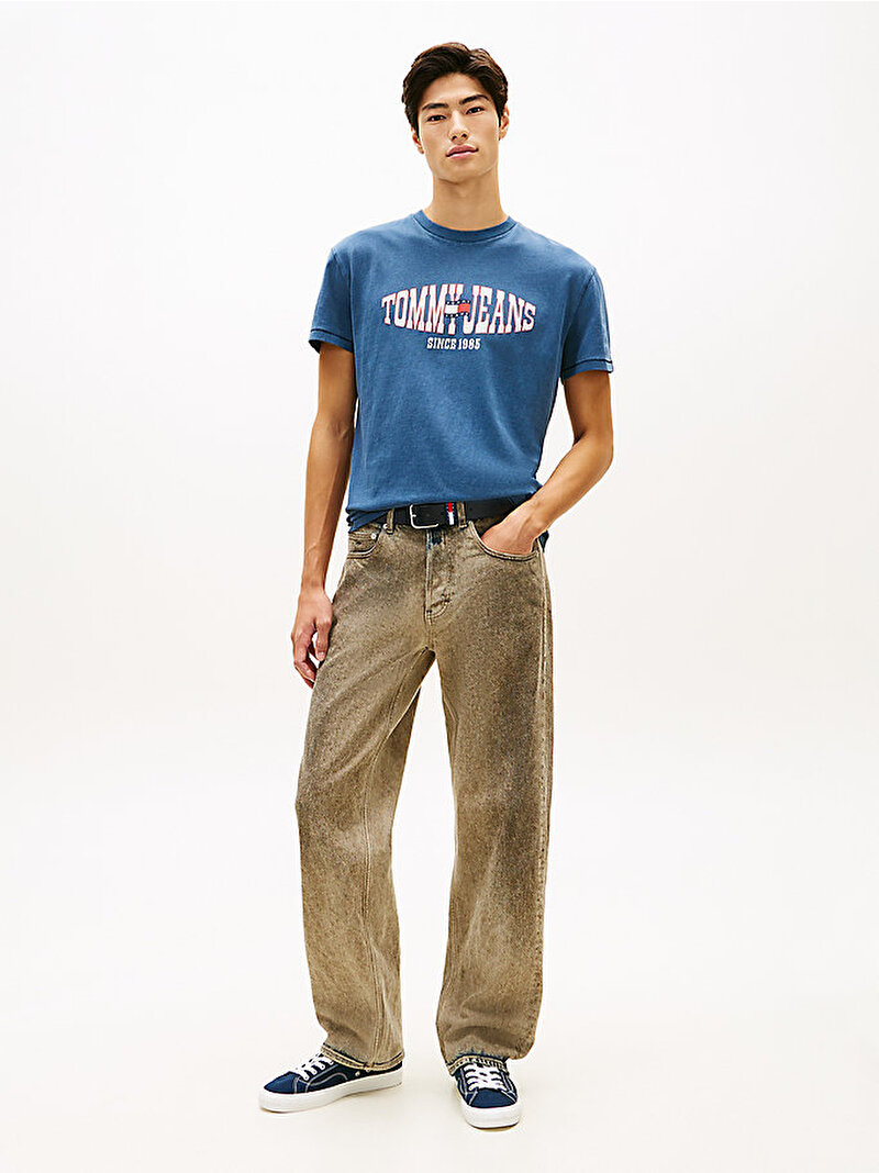 Erkek TJM Regular Waving T-shirt Lacivert DM0DM22520C1G