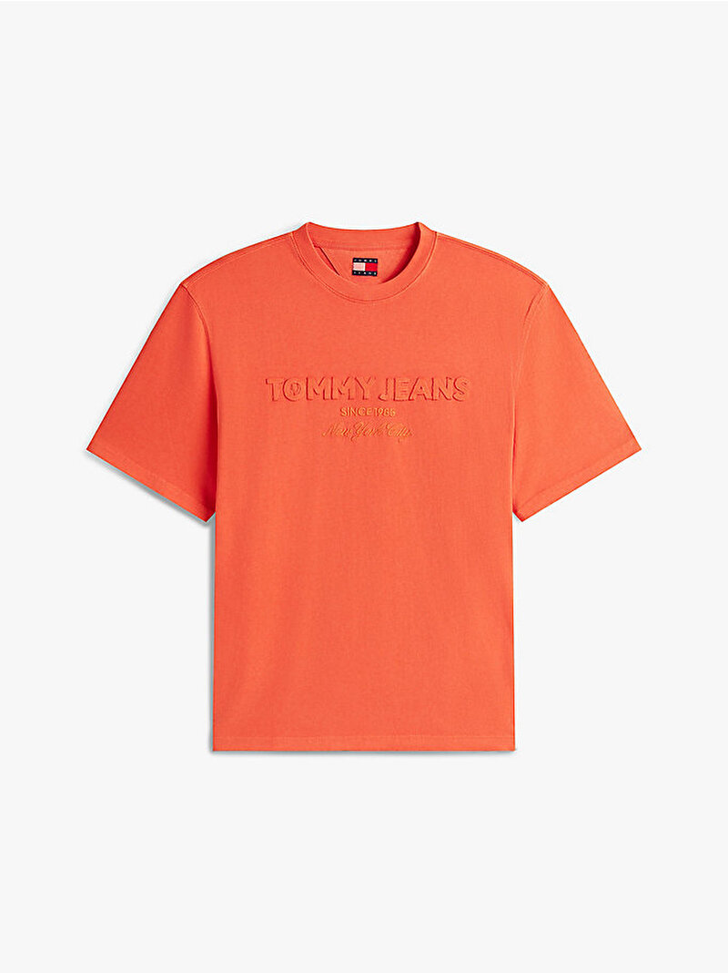 Erkek TJM 90s New Classic T-shirt Kırmızı DM0DM22545XM2