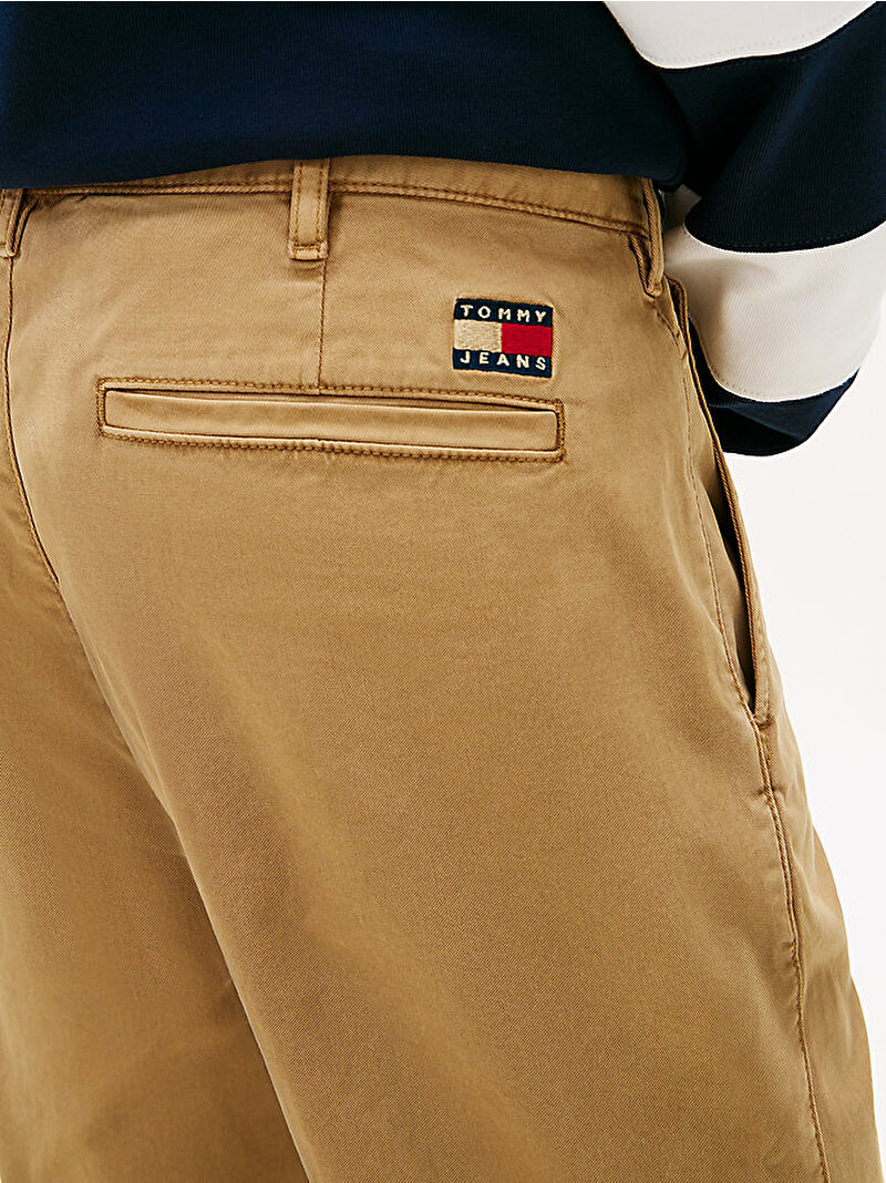 Erkek TJM Otis Cotton Chino Pantolon Bej DM0DM22649AEN