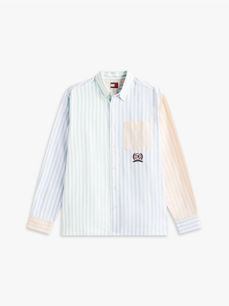 Erkek TJM Relax Oxford Gömlek Çok renkli DM0DM22788C38