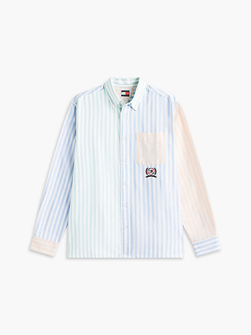 Erkek TJM Relax Oxford Gömlek Çok renkli DM0DM22788C38