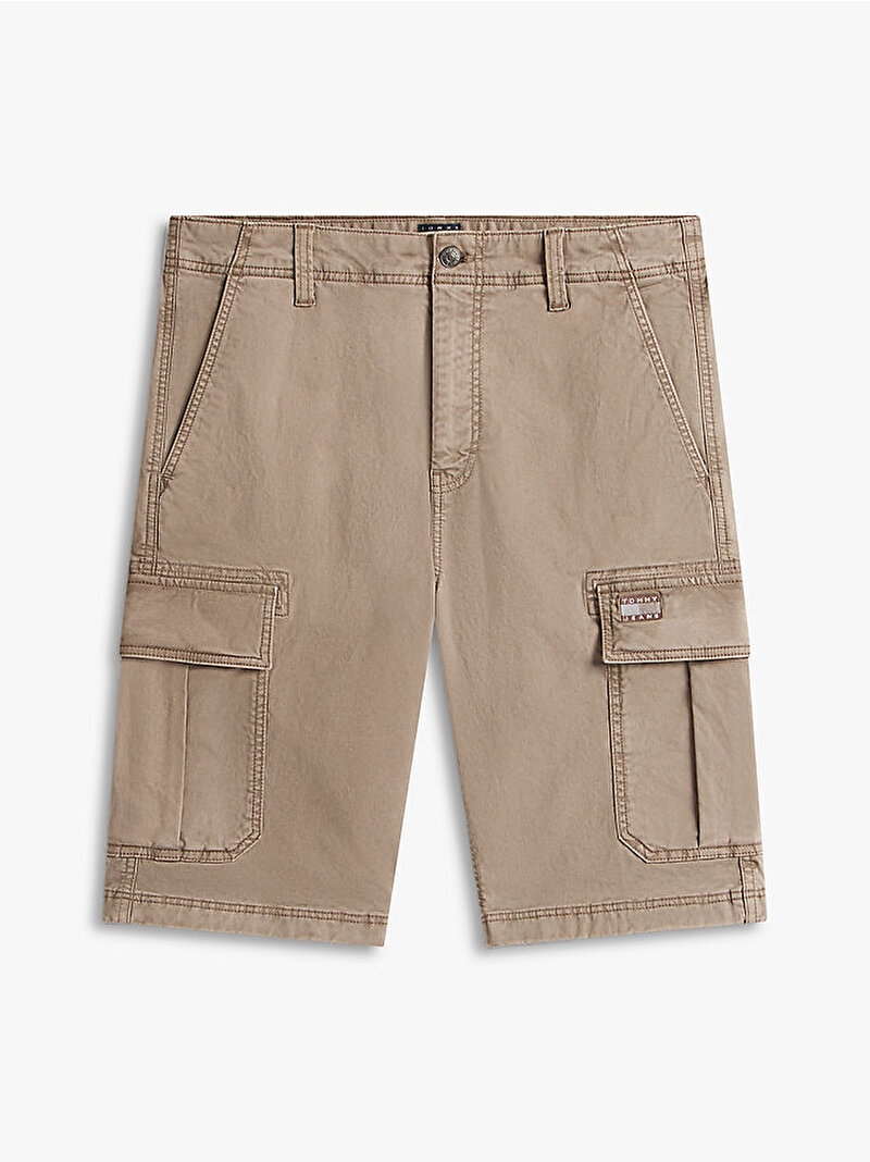 Erkek TJM Otis Washed Cargo Şort Bej DM0DM22831PKD