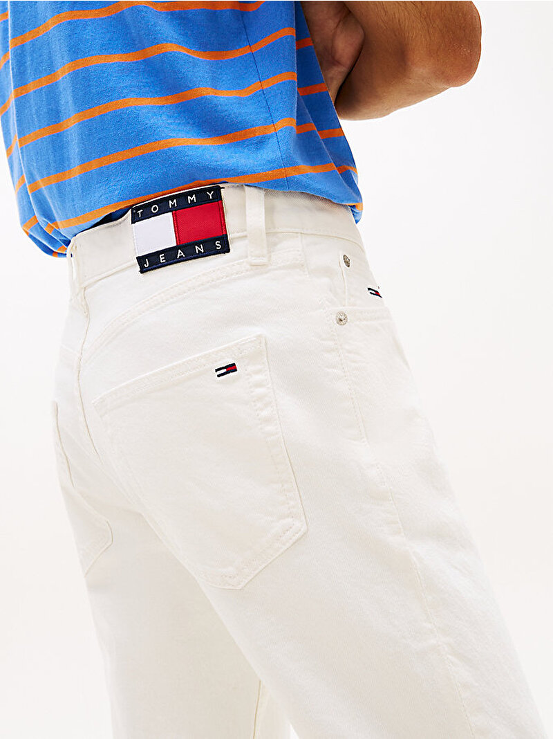 Erkek Scanton Slim Jean Pantolon Beyaz DM0DM232701D0
