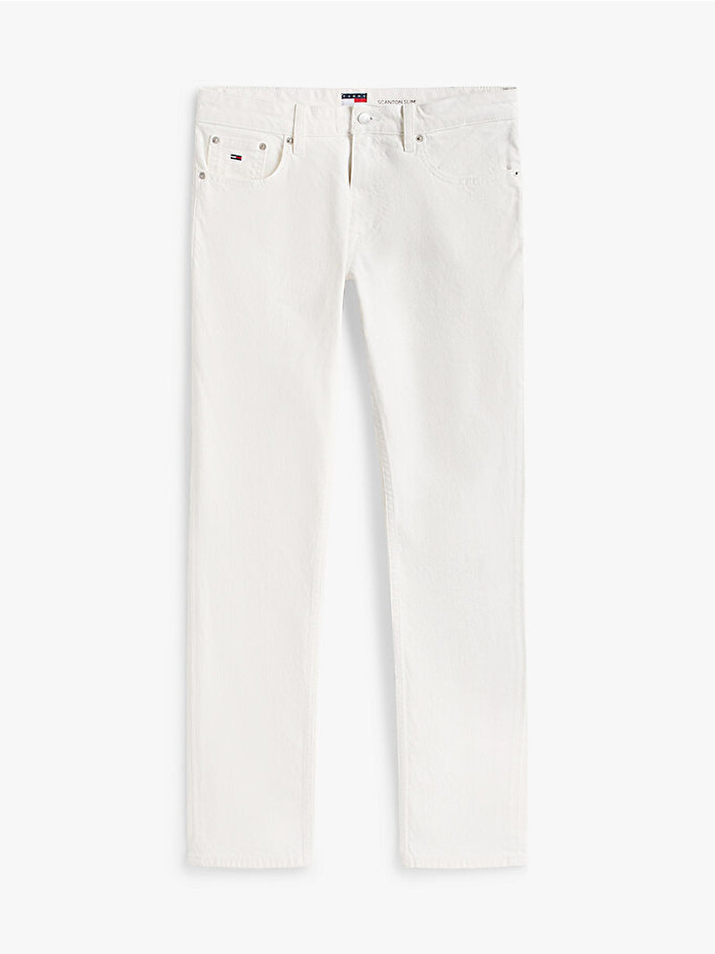 Erkek Scanton Slim Jean Pantolon Beyaz DM0DM232701D0