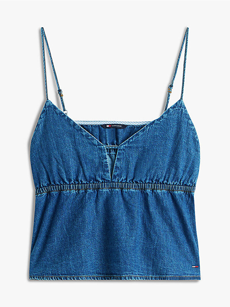 Kadın TJW Strappy Chambray Gömlek Mavi DW0DW222151A5