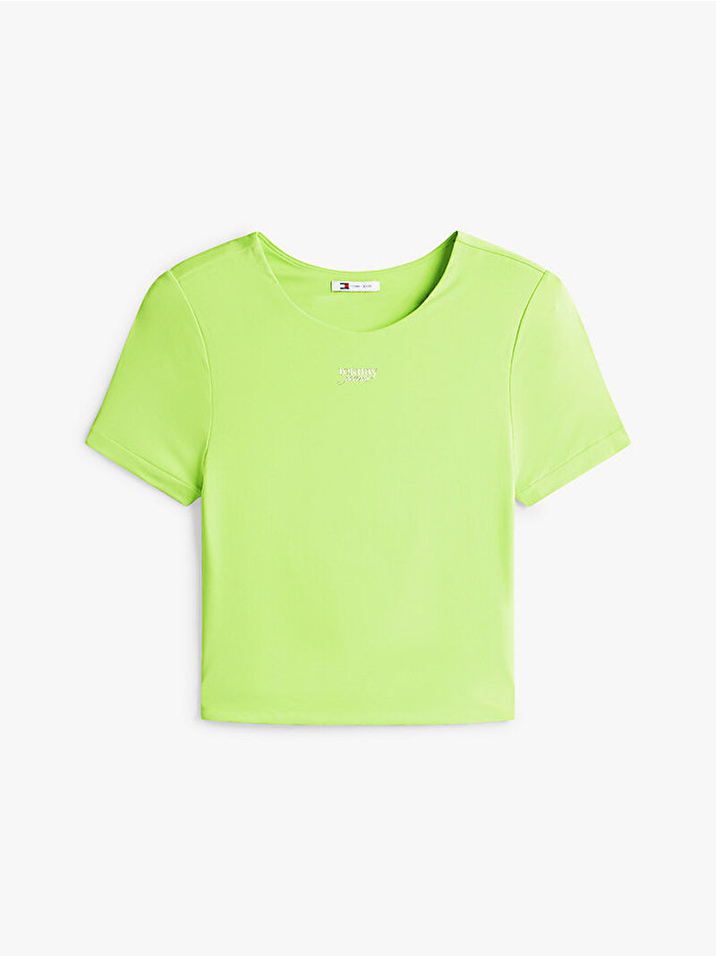Kadın TJW Slim Siver T-shirt Yeşil DW0DW22284LT3