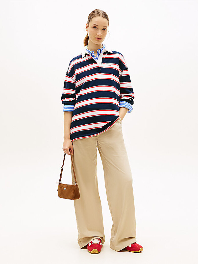 Kadın TJW Relax Flag Sweatshirt Çok renkli DW0DW225400A7