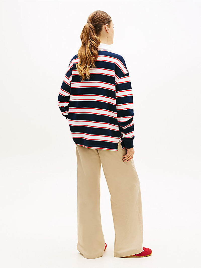 Kadın TJW Relax Flag Sweatshirt Çok renkli DW0DW225400A7