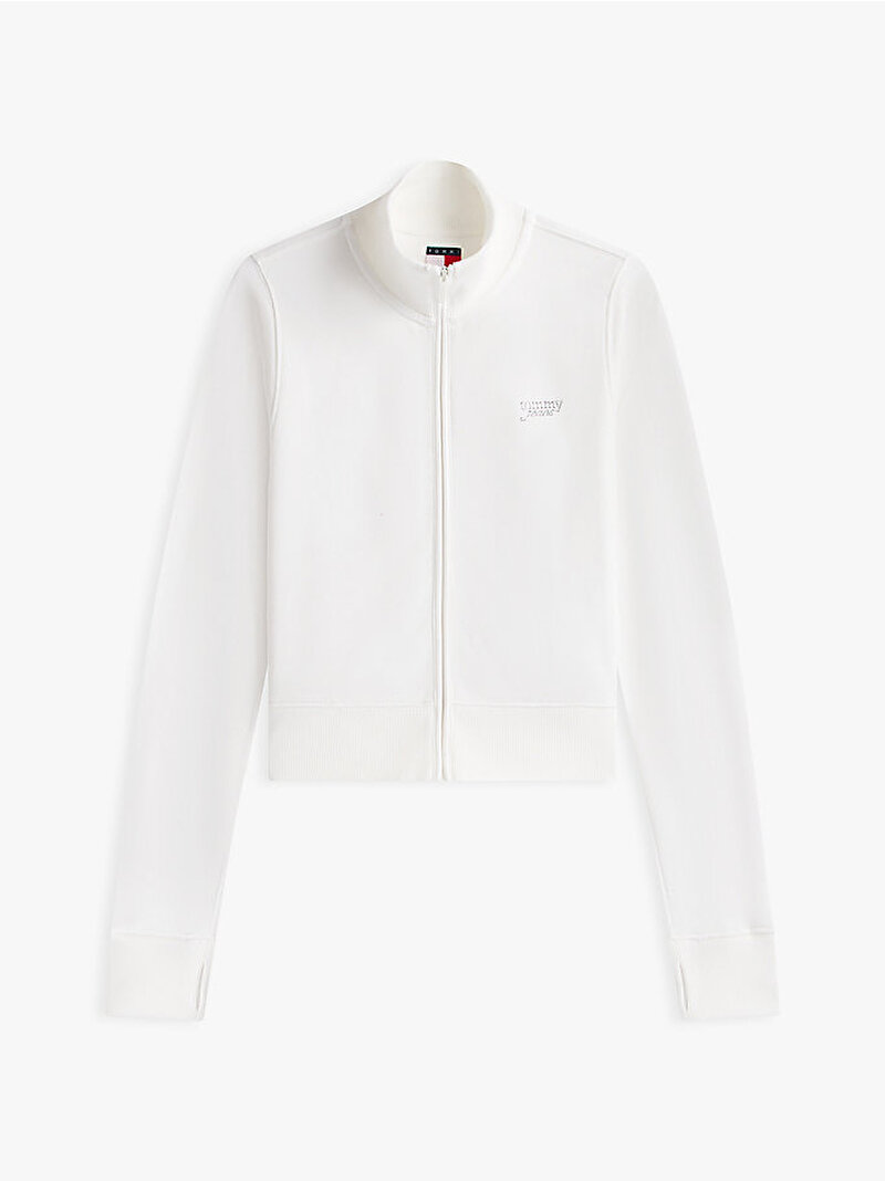 Kadın TJW Slim Silver Sweatshirt Ekru DW0DW22580YBL