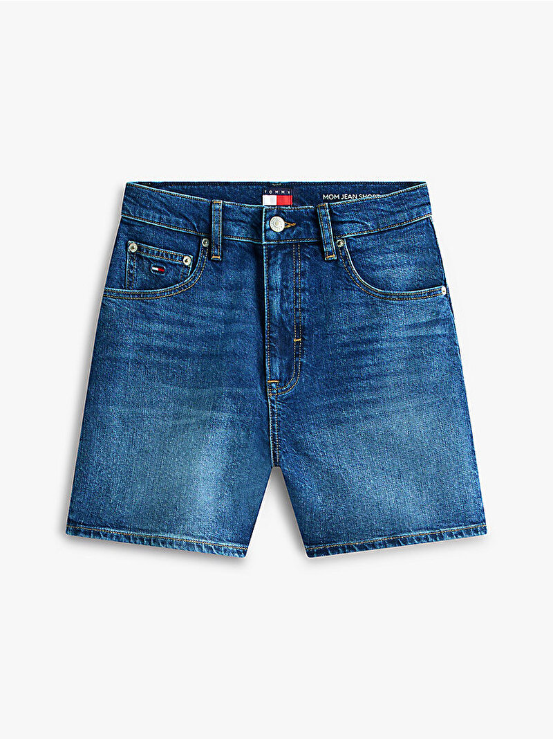 Kadın Mom Şort Lacivert DW0DW226881BK