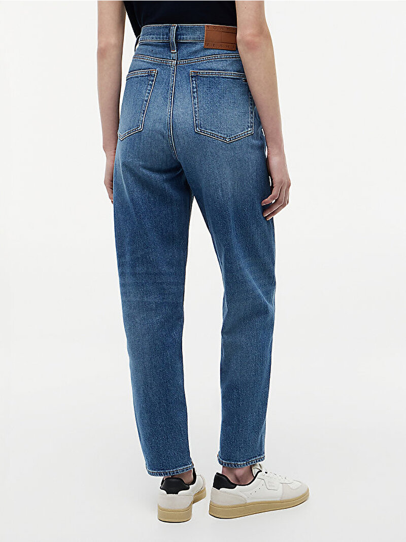 Kadın Mom Jean Pantolon Mavi DW0DW229941A5