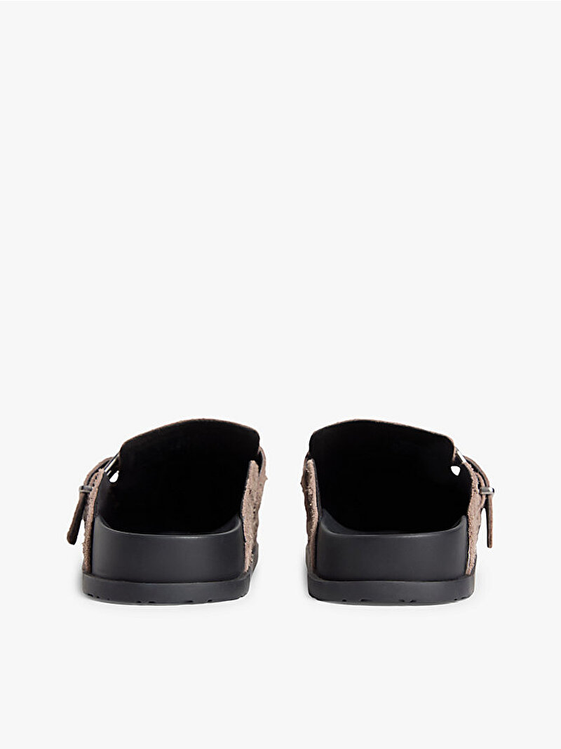 Erkek Bind Mule Washed Süet Loafer Terlik Kahverengi EM0EM01722GVC