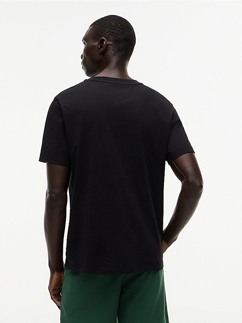 Erkek Stack Regular T-shirt Siyah MW0MW43224BDS