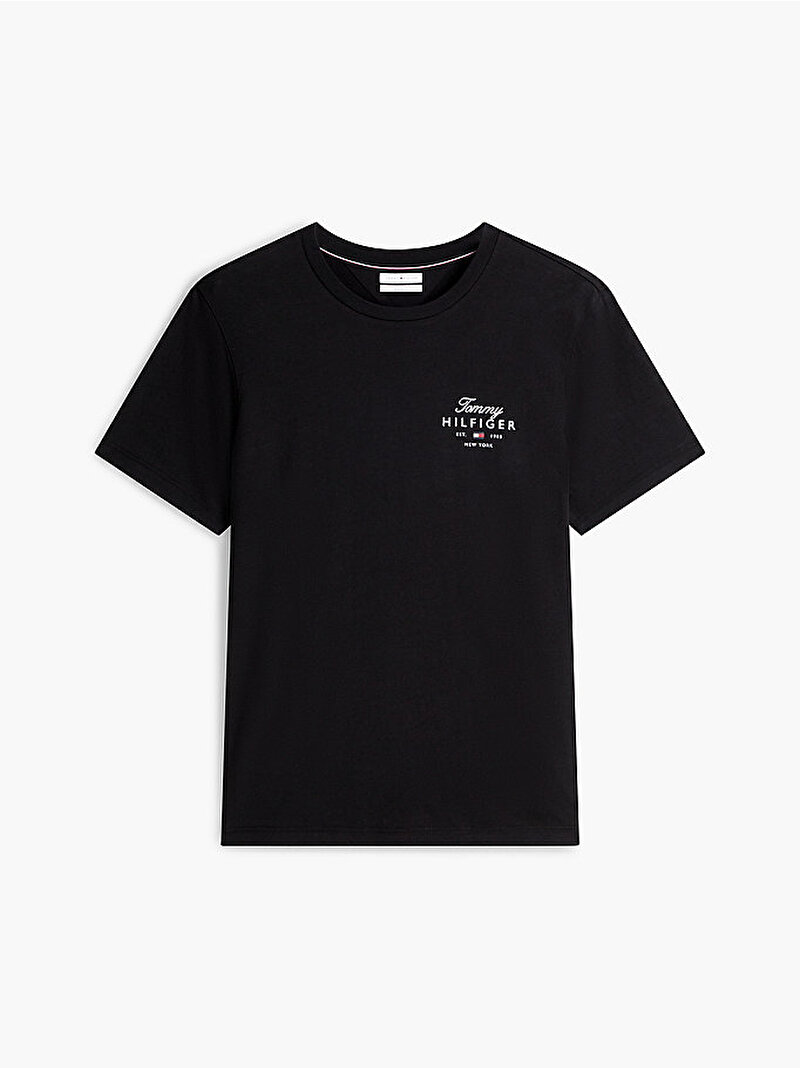 Erkek Stack Regular T-shirt Siyah MW0MW43224BDS