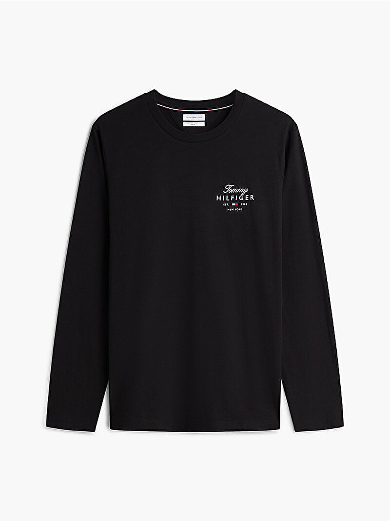 Erkek Stack Regular T-shirt Siyah MW0MW43225BDS