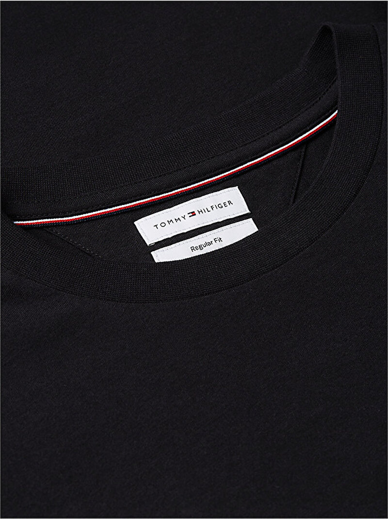 Erkek Stack Regular T-shirt Siyah MW0MW43225BDS