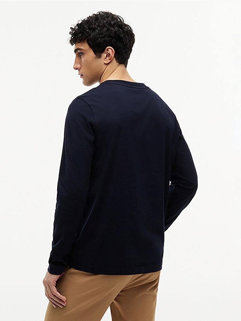 Erkek Stack Regular T-shirt Lacivert MW0MW43225DW5