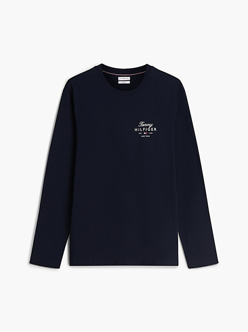 Erkek Stack Regular T-shirt Lacivert MW0MW43225DW5