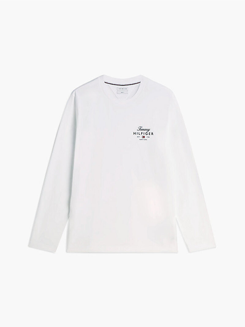 Erkek Stack Regular T-shirt Beyaz MW0MW43225YBR