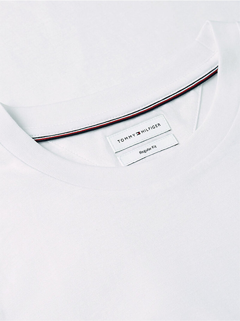 Erkek Stack Regular T-shirt Beyaz MW0MW43225YBR